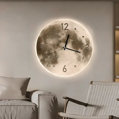 Wall clock with LED lighting and monthly calendar in 30cm 40cm 50cm diameter options