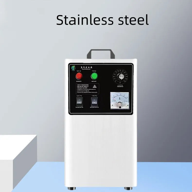Fruit and vegetable ozone generator with stainless steel housing and 20g/h output for food sanitisation
