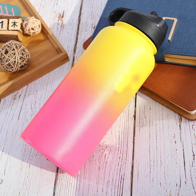 Premium stainless steel insulated water bottle in various colors, perfect for outdoor activities and hydration
