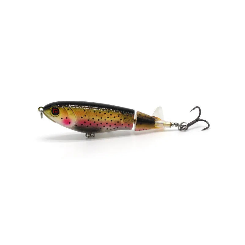 7.5cm road fishing bait showing bionic design with colour variants and 8g weight
