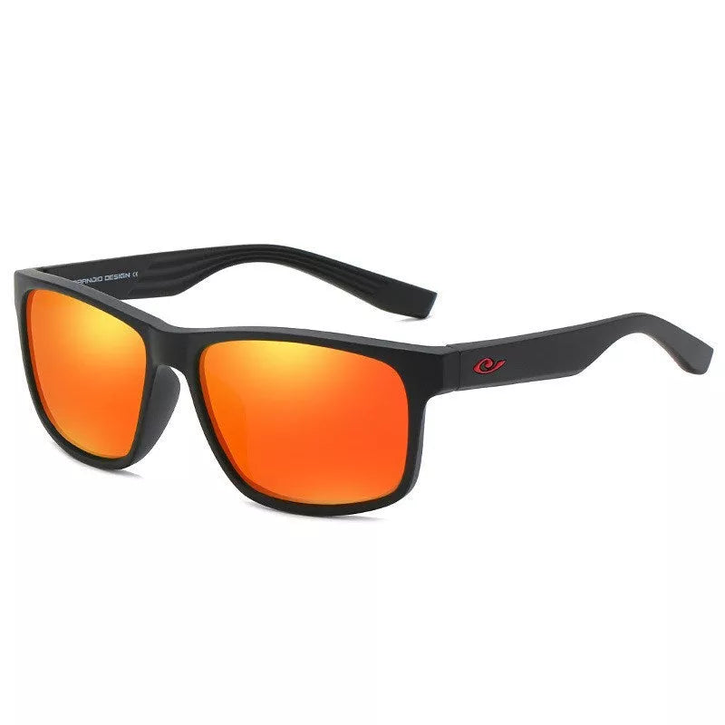 Men's sports polarized sunglasses with UV400 protection and durable PC frame