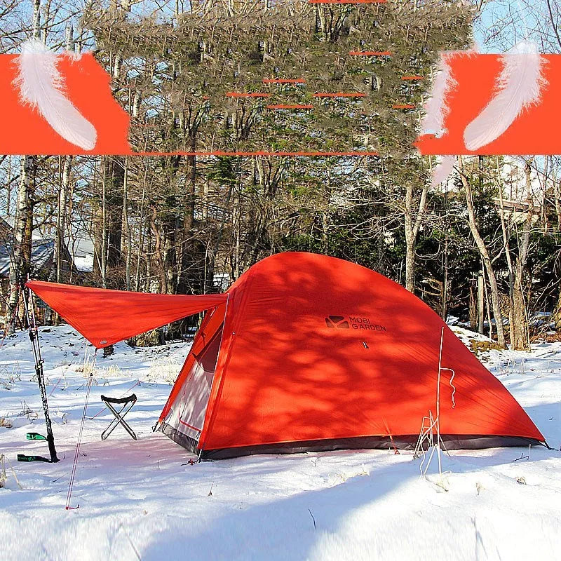 MU Gaodi Double Qingqi 2 Outdoor Camping Tent in various colors with waterproof feature