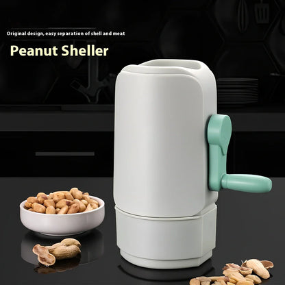 Automatic peanut sheller appliance with ABS plastic housing and compact 15cm design