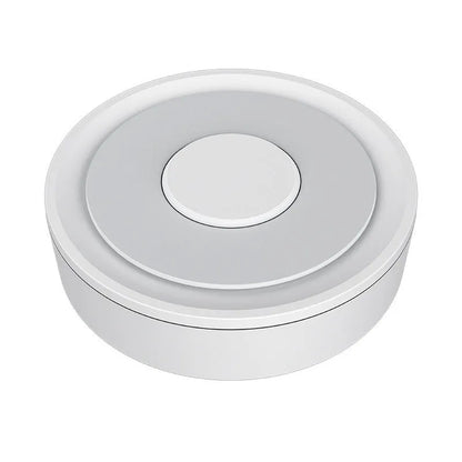 White square ZigBee 3.0 smart home gateway measuring 78mm with USB power connection