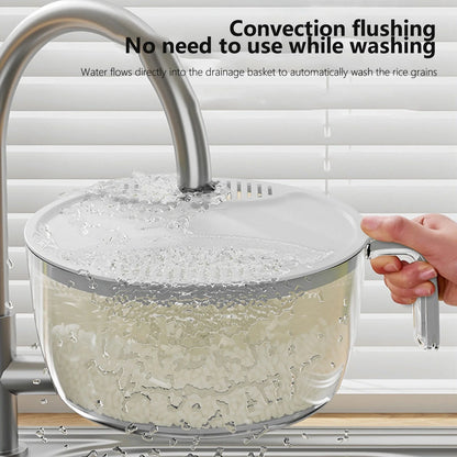 Multifunctional kitchen drainage basin for washing fruits and vegetables