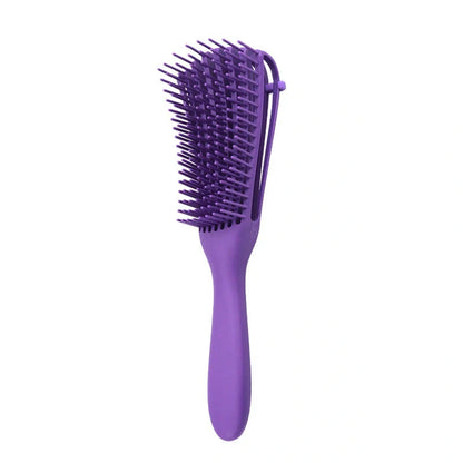Knotted Haircut Massage Octopus Curling Comb in various colors for gentle detangling and scalp massage