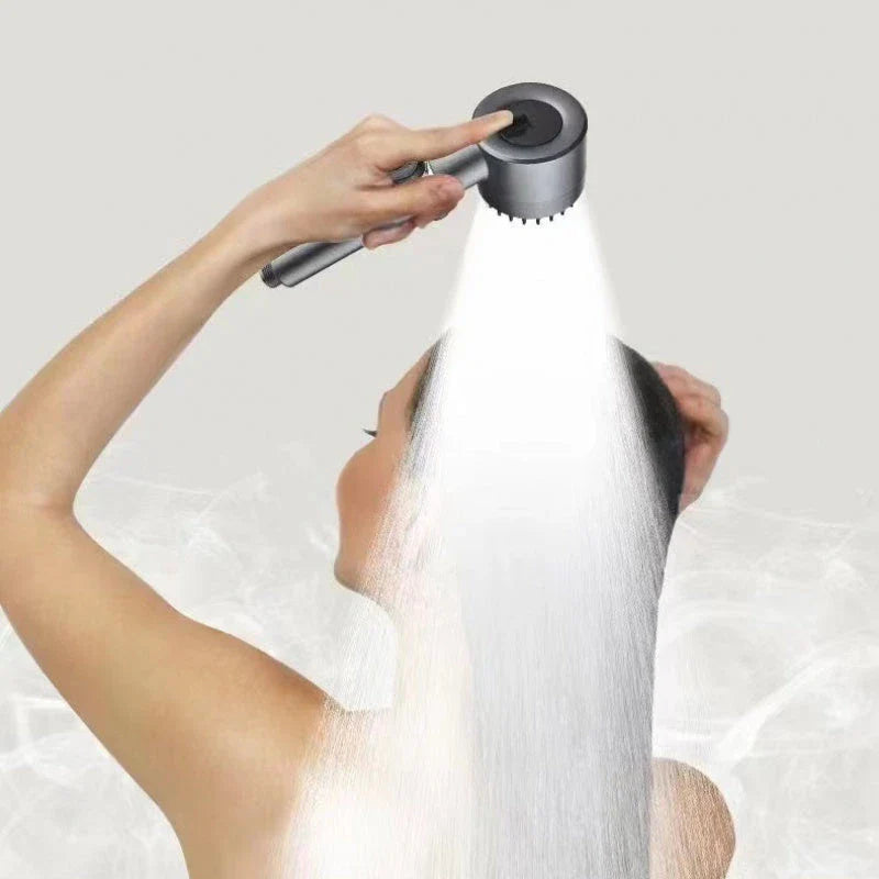 Premium high-pressure rainfall shower head with multiple spray modes and filtration for a refreshing and relaxing bathing experience