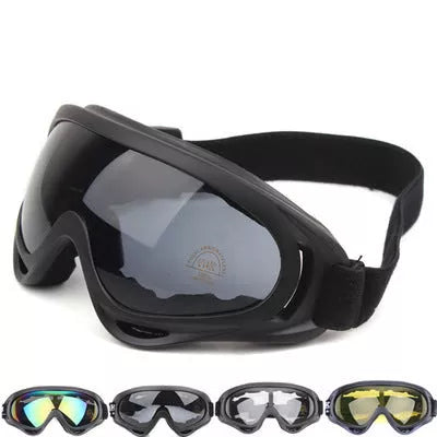X400 Windshield Sand Goggles for Motorcycles with ventilation system and polycarbonate lenses