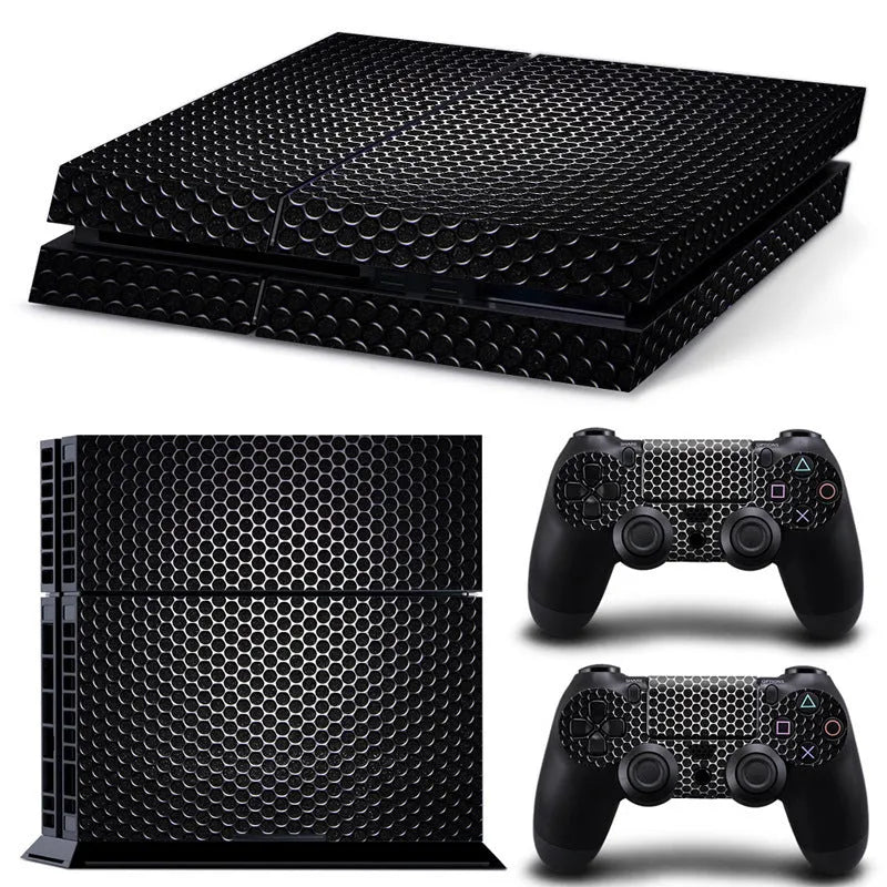 PS4 game console screen protector film on a white background showing its thin profile.