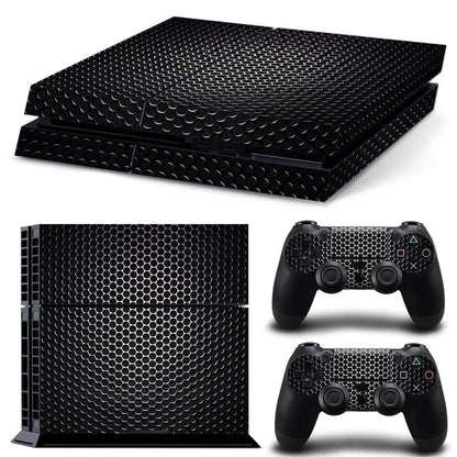 PS4 game console screen protector film on a white background showing its thin profile.
