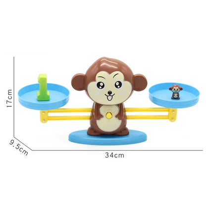 Engaging Educational Balance Toy with colorful animal shapes and digital display for early math learning