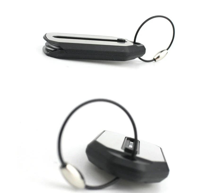 Sleek clip-on reading glasses with polycarbonate lenses for discreet and comfortable magnified vision