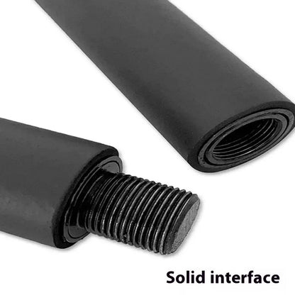 Pull rope resistance training stick with two-segment push-and-pull rod