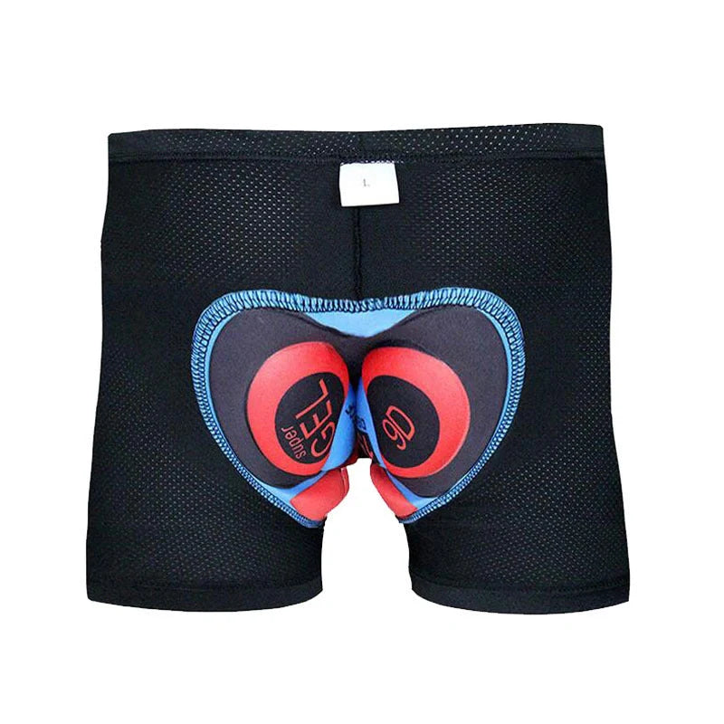 Cycling shorts with 3D shock-resistant gel pads for long-distance comfort