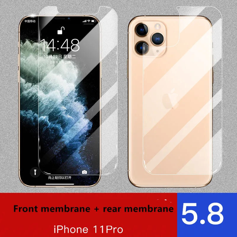 Tempered glass screen protector for iPhone 11 Pro Max with 10D explosion-proof and anti-fingerprint features