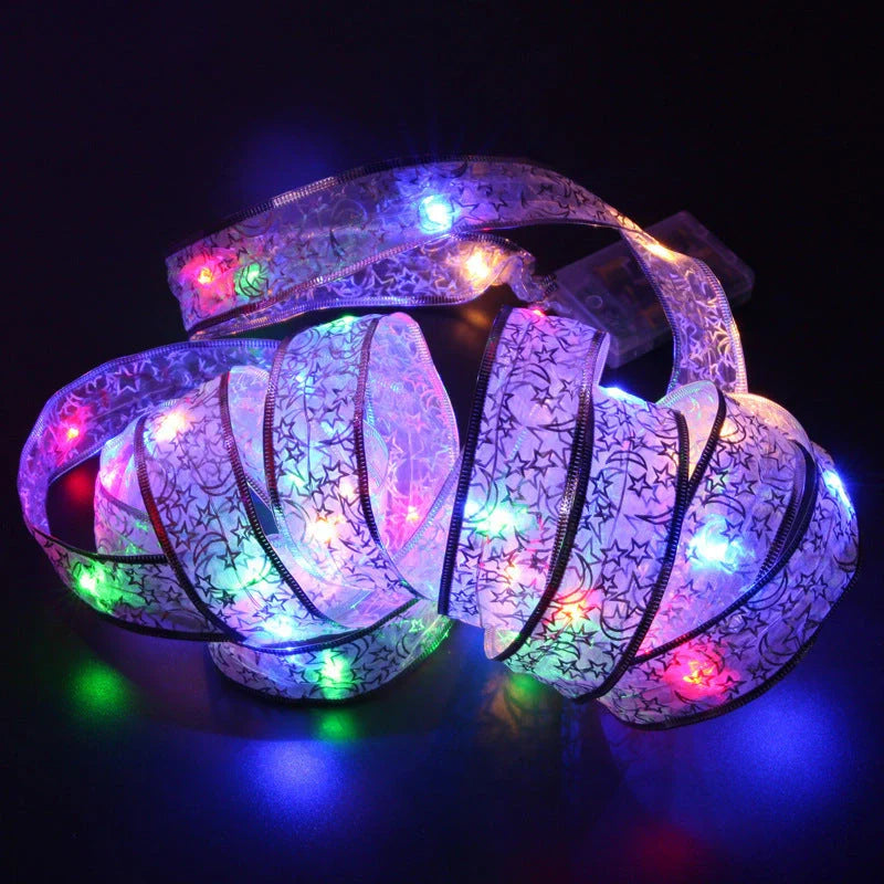 Waterproof LED ball string lights in blue, warm white, white, and multicolor for Christmas and wedding decorations