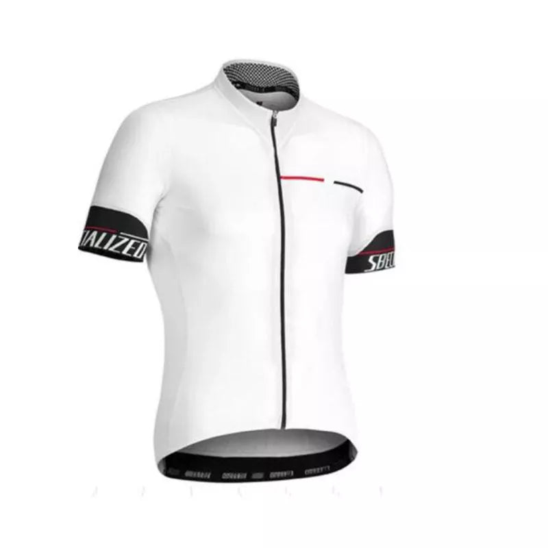 Men's summer mountain bike jersey with gel breathing pad for enhanced comfort