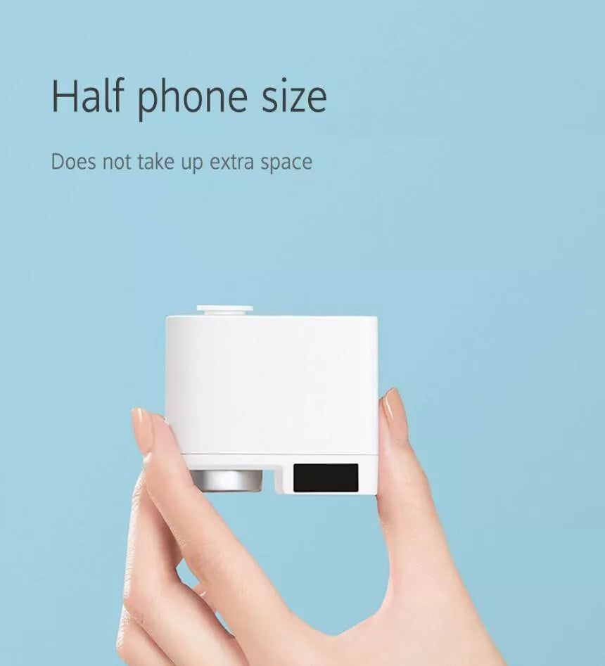 Infrared induction water saving device for faucets with USB charging