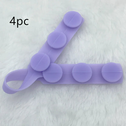 Silicone mask extension strap showing 1.5cm width and colour options including transparent