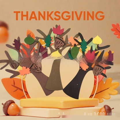 96-piece felt tree wall hanging for children's rooms measuring 24cm wide by 23cm high