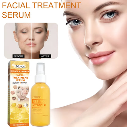 Boxed 30ml Retinol Anti-Wrinkle Essence Spray for fine lines and skin elasticity