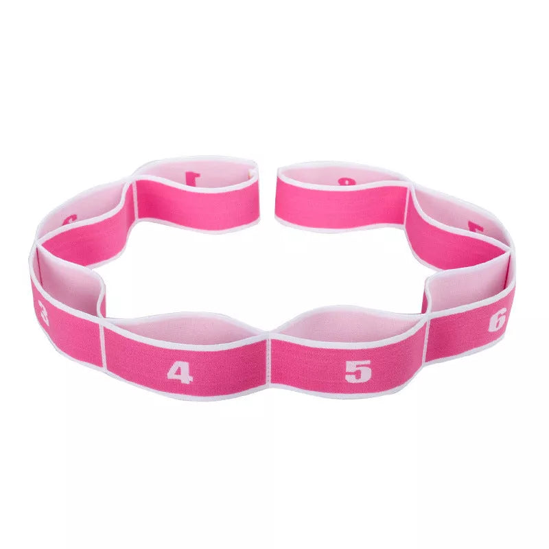Latin Dance Stretch Band in various colors for yoga and dance fitness