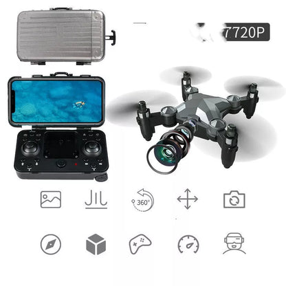 Foldable mini UAV drone with HD camera for aerial photography and mobile control