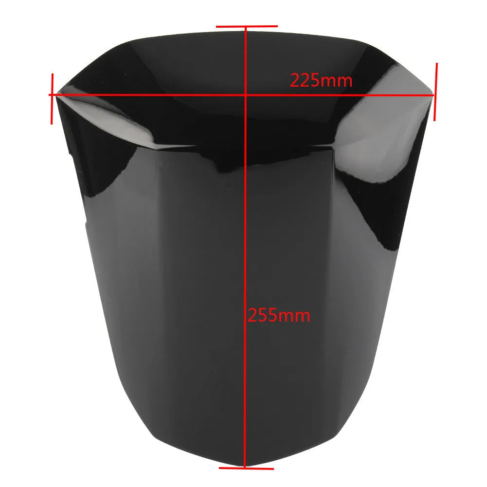 Suzuki GSXR1000 motorcycle rear seat cowl cover in ABS plastic shown in various colour options.