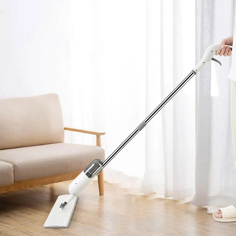Hands-Free Microfiber Cleaning Mop with Bucket and Wringer for Effortless Floor Cleaning