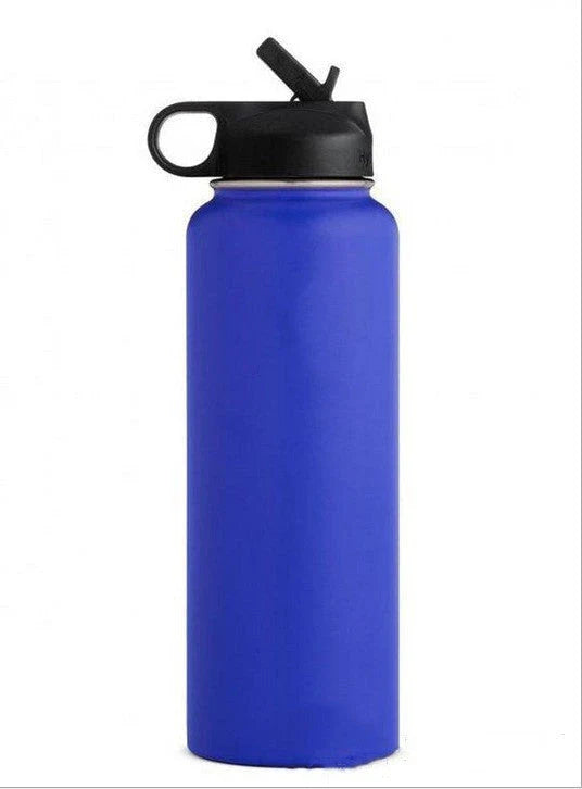 Premium stainless steel insulated water bottle in various colors, perfect for outdoor activities and hydration