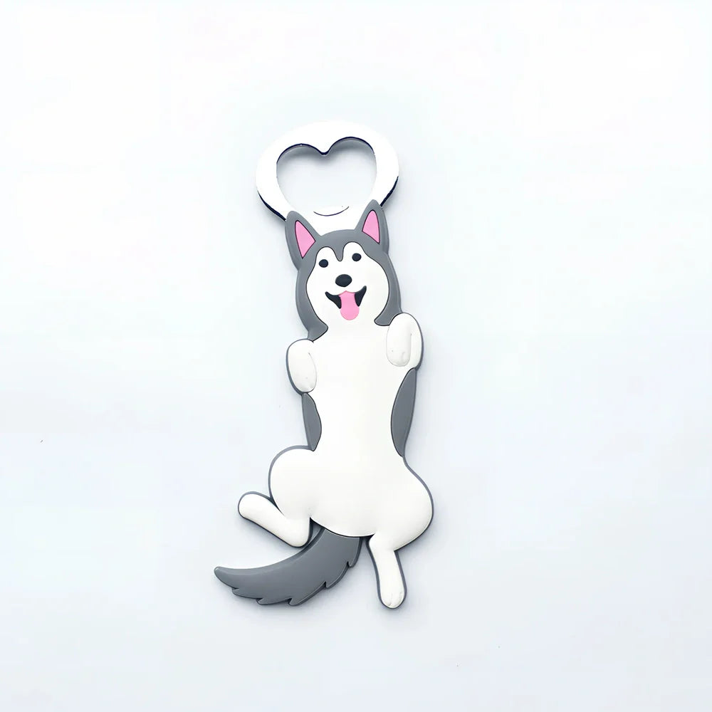 Animal-shaped bottle opener with alloy construction measuring 135mm long by 50mm wide