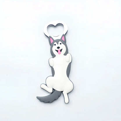 Animal-shaped bottle opener with alloy construction measuring 135mm long by 50mm wide