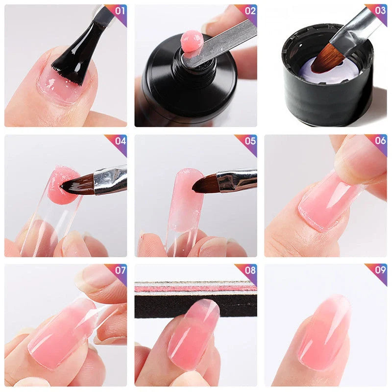 Premium nail builder gel for creating salon-quality manicures and nail enhancements
