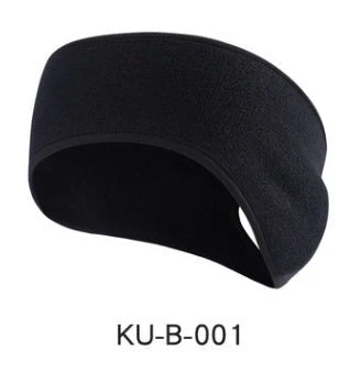 Premium sports headband with 4-way stretch fabric, soft fleece lining, and full ear coverage for comfortable workouts and outdoor activities