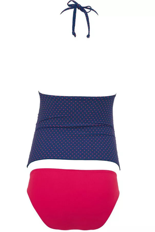 Pregnant women split bikini with floral pattern and high elasticity fabric