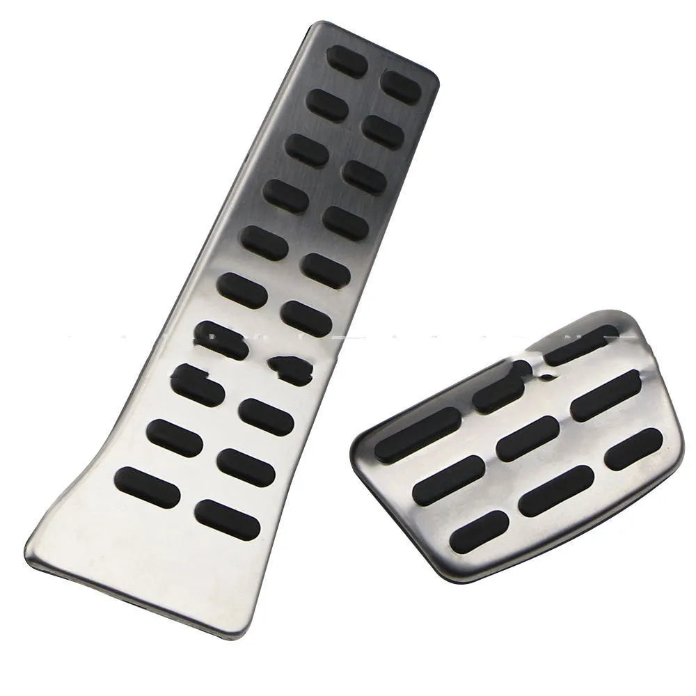 Stainless steel accelerator pedal set for Hyundai and Kia vehicles including Tucson and Sonata models
