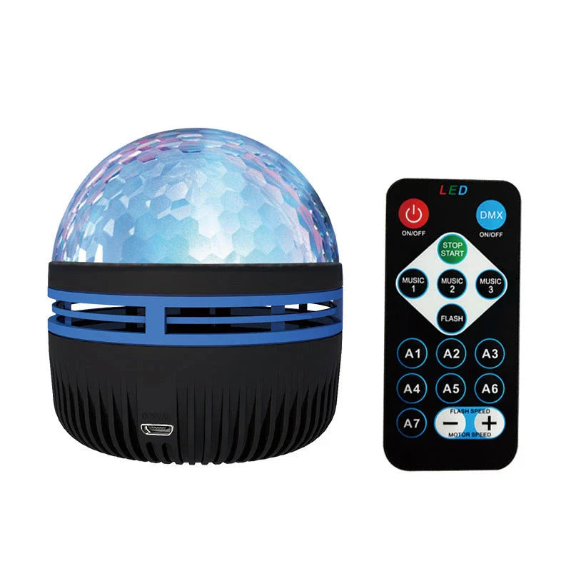 Mesmerizing galaxy projector lamp with rotating starry night display, perfect for creating a soothing, enchanting atmosphere in any room