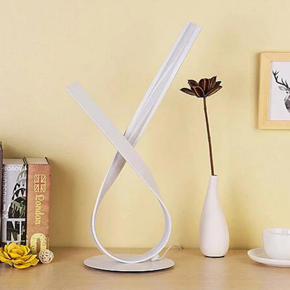 Creative remote control lamp with aluminium and iron construction, 12.5cm chassis, 45cm height, and three light modes