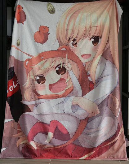 Personalized Cozy Flannel Blanket with Vibrant Cartoon Design and Soft, Warm Acrylic Fibers