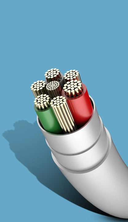 PDPVC mobile phone charging cable with multiple USB connectors and 1.2m length