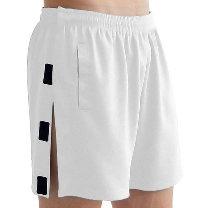 Men's fracture underwear shorts with Velcro waist and leg fastening, polyester, available in four colours and sizes S to 2XL.