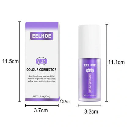 30ml fluoride-free whitening toothpaste in 12.5cm compact tube with teeth whitening variant