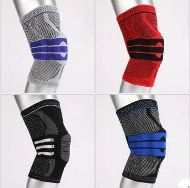 Premium knee brace sleeve made with breathable nylon fabric for sports, running, and fitness activities