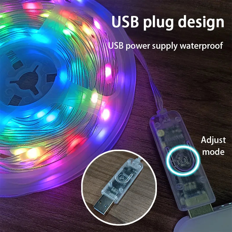 10-metre LED party light string with 100 multi-colour bulbs for indoor outdoor decoration