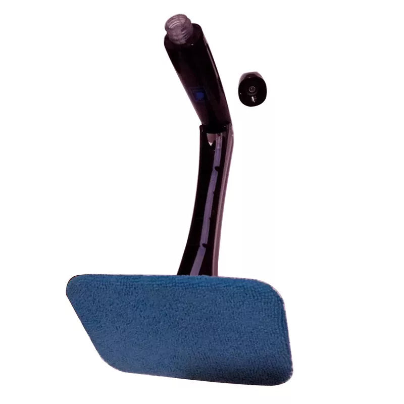 Car Window Brush with swivel head and built-in water sprayer for streak-free cleaning
