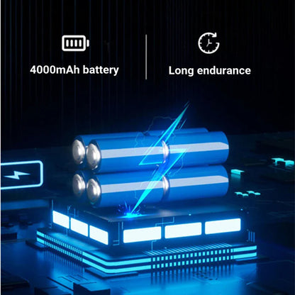 Portable USB rechargeable water-cooled fan with mist humidifier, bladeless design for safety and easy cleaning, 3-in-1 cooling, humidifying, and ambient lighting device