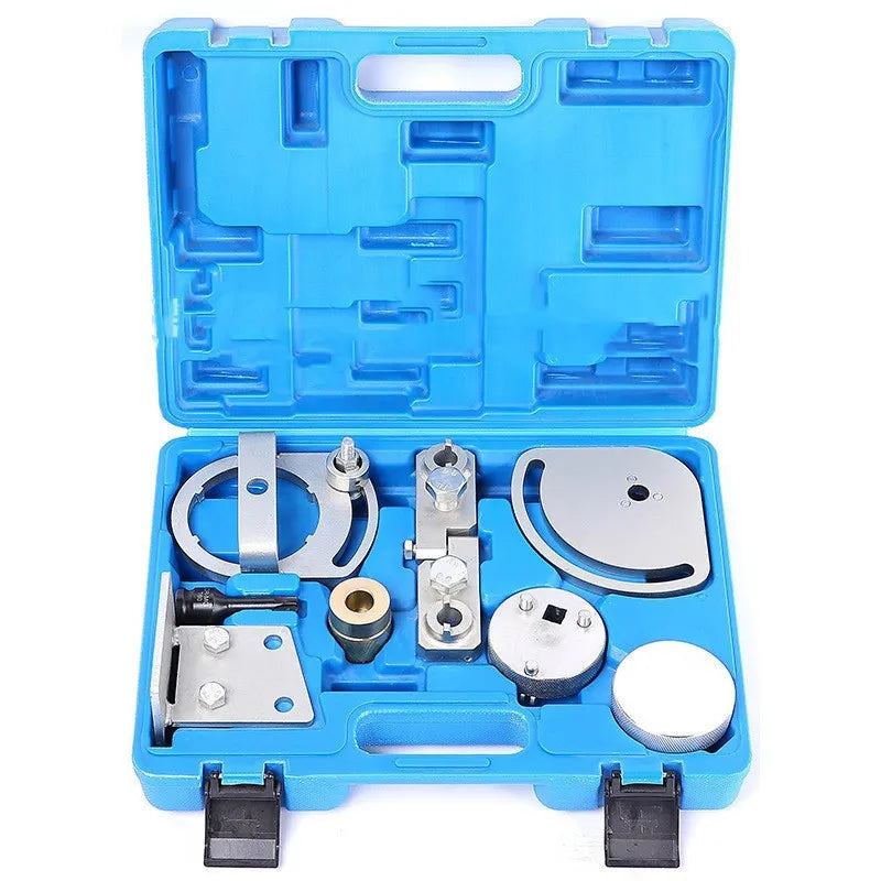 Land Rover Rover 2 Volvo engine timing tool with 8 carbon steel pieces for camshaft and crankshaft alignment
