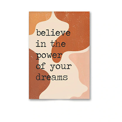 Boho Dreamers canvas wall art showing oil painting on canvas with modern decorative style