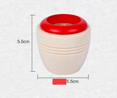 Wooden Magic Kaleidoscope toy for children with colorful patterns