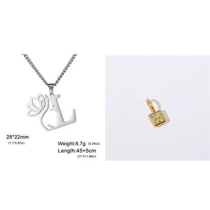 Stainless steel fashion necklace with geometric cross chain design and electroplated finish in gold or silver colour